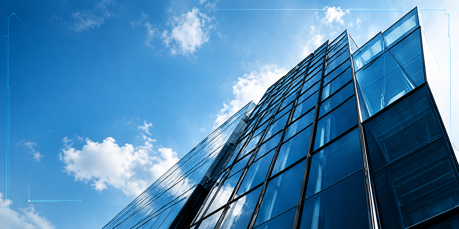 Modern glass-and-steel architecture representing considered engineering